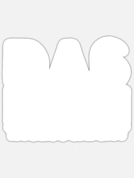 Schicht Arbeit Schichtarbeiter Geschenk - Sticker Größe S (10 x 10 cm) - Mattweiß