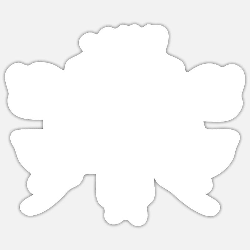 Bébé Lotta - Sticker taille S (10 x 10 cm) - blanc mat