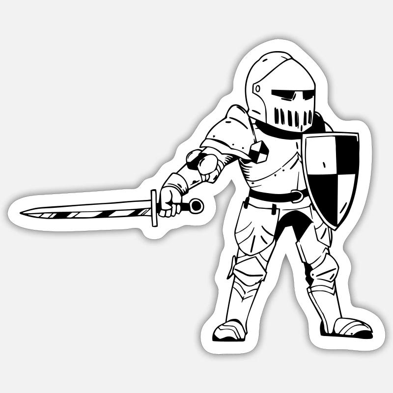 Chivalry Sticker Größe S (10 x 10 cm)