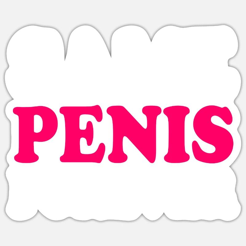Same penis forever Sticker size S (10 x 10 cm)