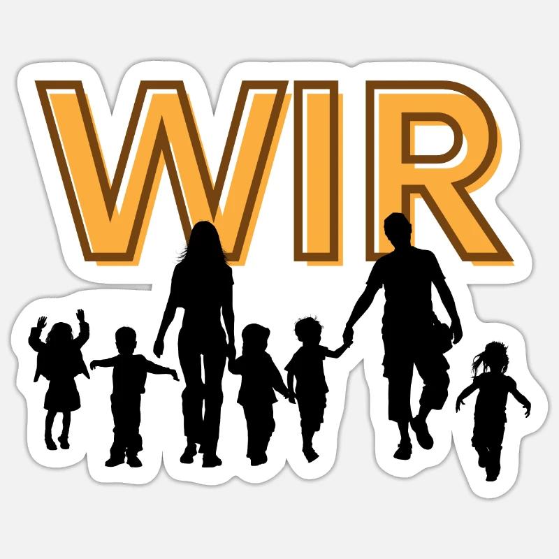 Sticker Größe S (10 x 10 cm) - 