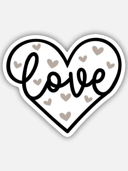 - Sticker size S (10 x 10 cm) - white matte