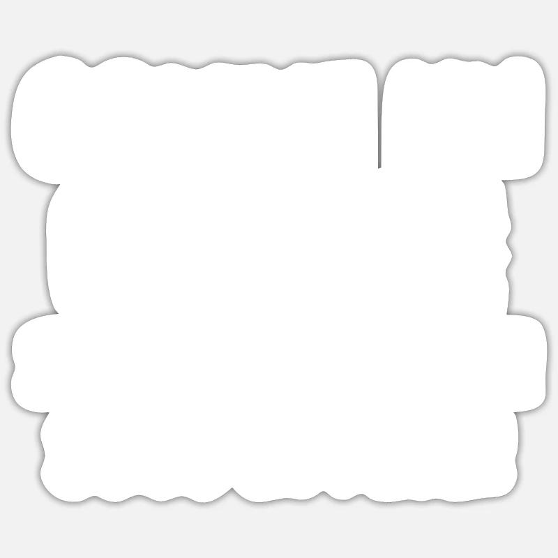 comme un chauve Sticker taille S (10 x 10 cm)