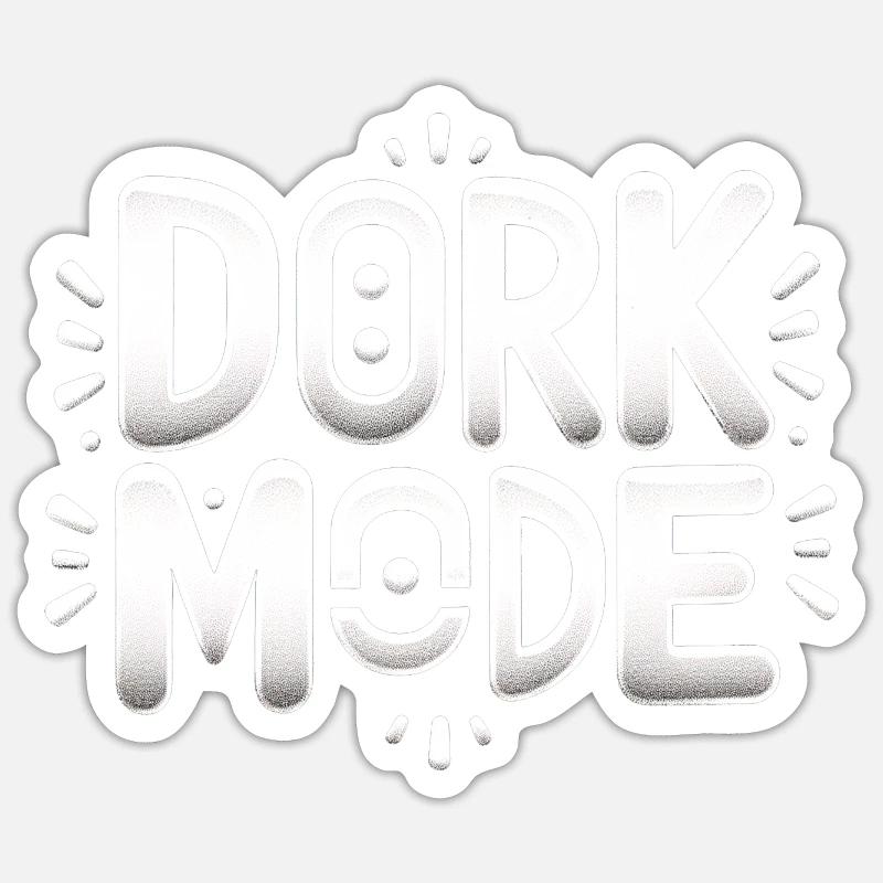 Mode Dork 7 Sticker taille S (10 x 10 cm)