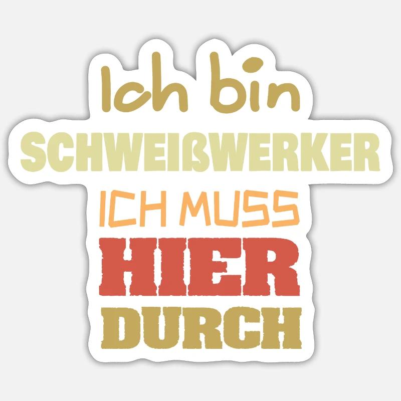 Welder Sticker size S (10 x 10 cm)