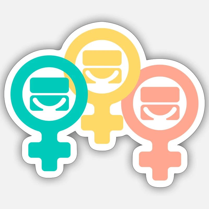 Sticker taille S (10 x 10 cm) - 