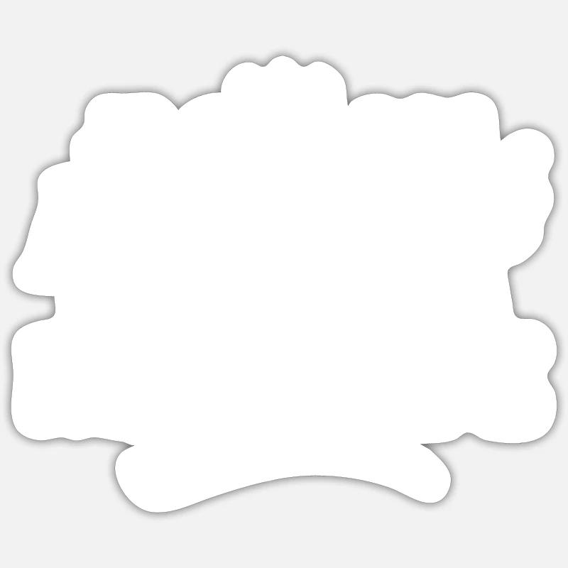 Ich habe es nicht eilig, ich bin im Ruhestand - Sticker Größe S (10 x 10 cm) - Mattweiß