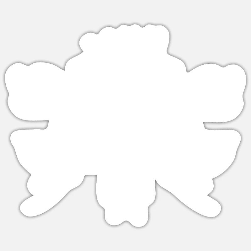 Aliya - Sticker taille S (10 x 10 cm) - blanc mat