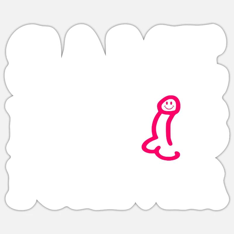 Same penis forever Sticker size S (10 x 10 cm)
