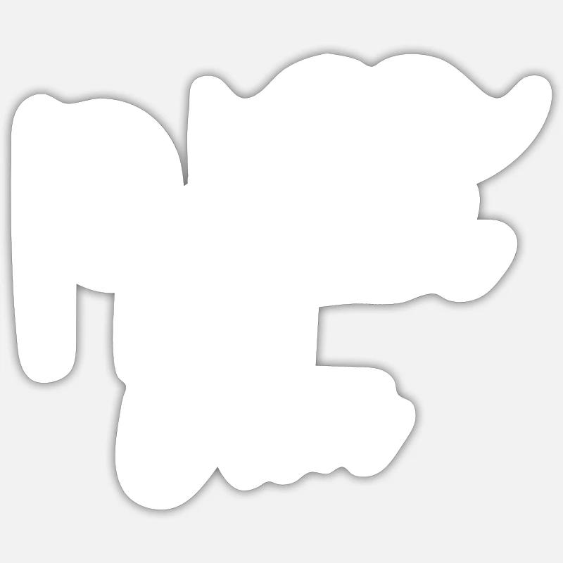 Lieber Papa - Sticker Größe S (10 x 10 cm) - Mattweiß