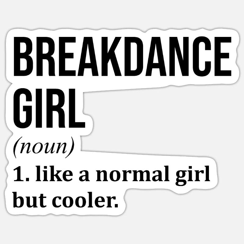 Breakdance Sticker Größe S (10 x 10 cm)