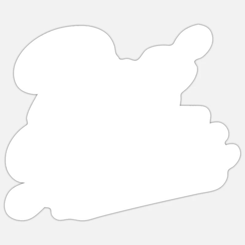 Prof de dates - Sticker taille S (10 x 10 cm) - blanc mat