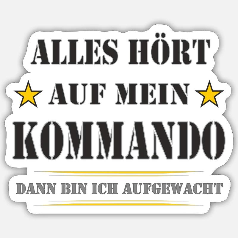 MY COMMAND Sticker size S (10 x 10 cm)