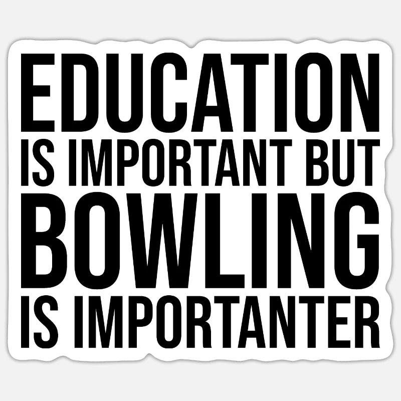 Bowling Sticker size S (10 x 10 cm)