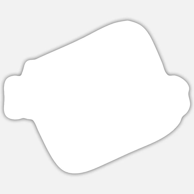 Rasmus - Sticker size S (10 x 10 cm) - white matte