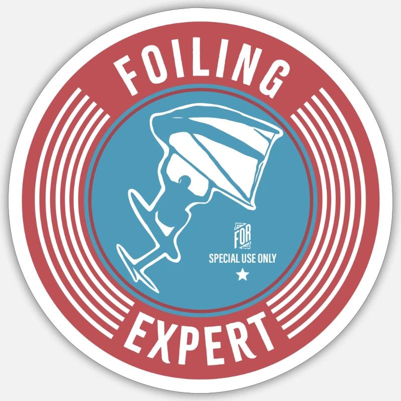 Label Wingfoiling Sticker size S (10 x 10 cm)