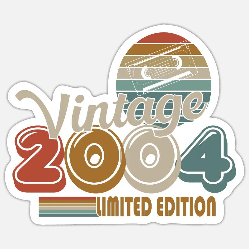 2004 - Sticker taille S (10 x 10 cm) - blanc mat