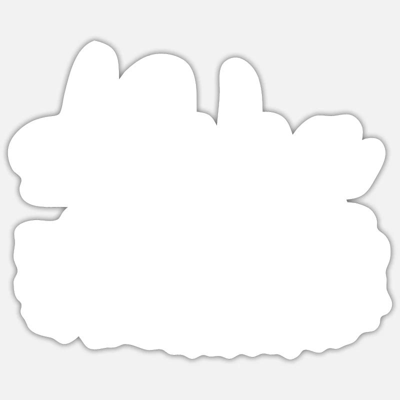 aloha, greeting Sticker size S (10 x 10 cm)