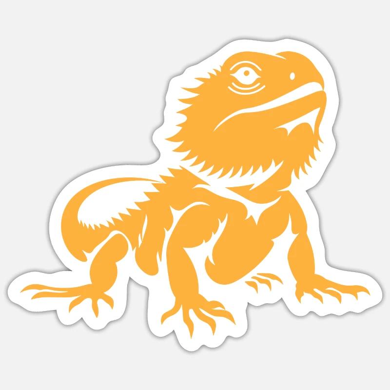 Bartagame Sticker Größe S (10 x 10 cm)