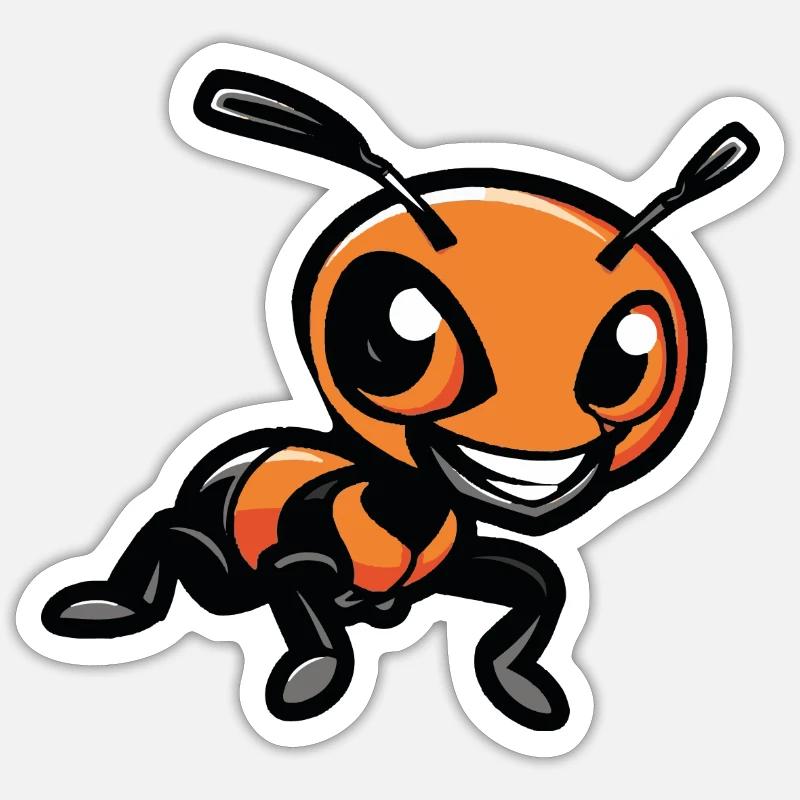 fourmi Sticker taille S (10 x 10 cm)