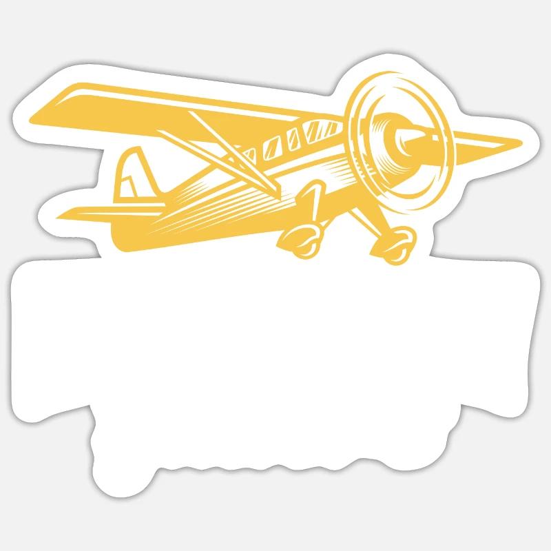 Real men fly gliders Design for a rc plane Sticker size S (10 x 10 cm)