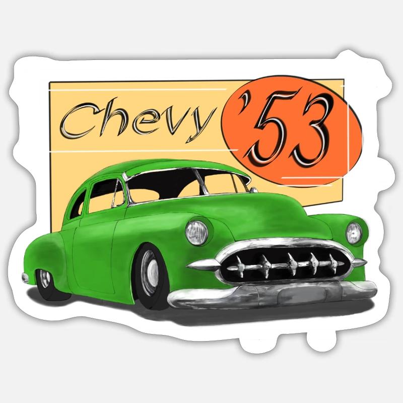 '53 Custom Sticker size S (10 x 10 cm)
