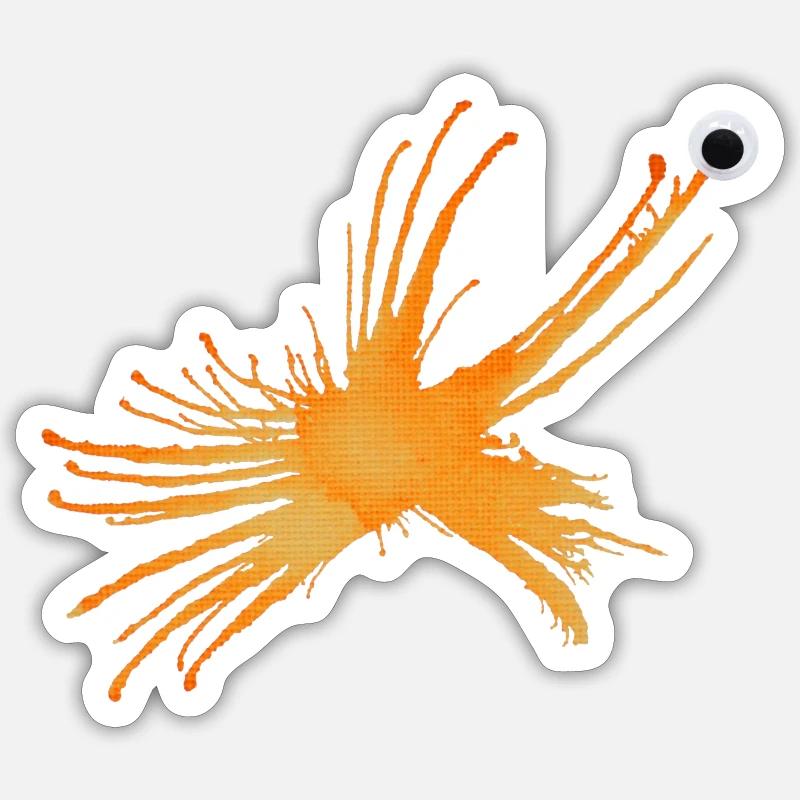 MonstRumms No. 20 - Sticker size S (10 x 10 cm) - white matte