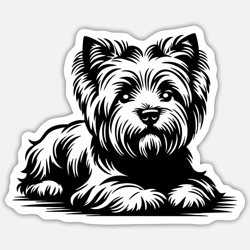 West Highland Terrier Sticker size S (10 x 10 cm)