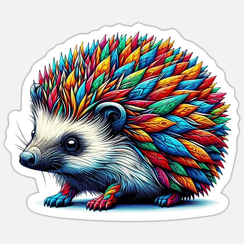 Igel Sticker Größe S (10 x 10 cm)