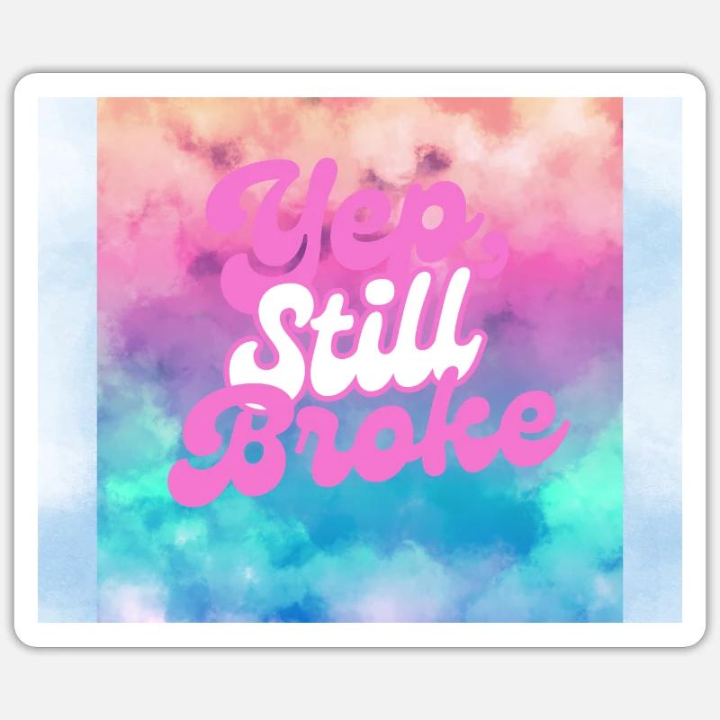Fauché - Sticker taille S (10 x 10 cm) - blanc mat