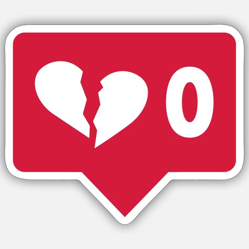 Non comme Sticker taille S (10 x 10 cm)