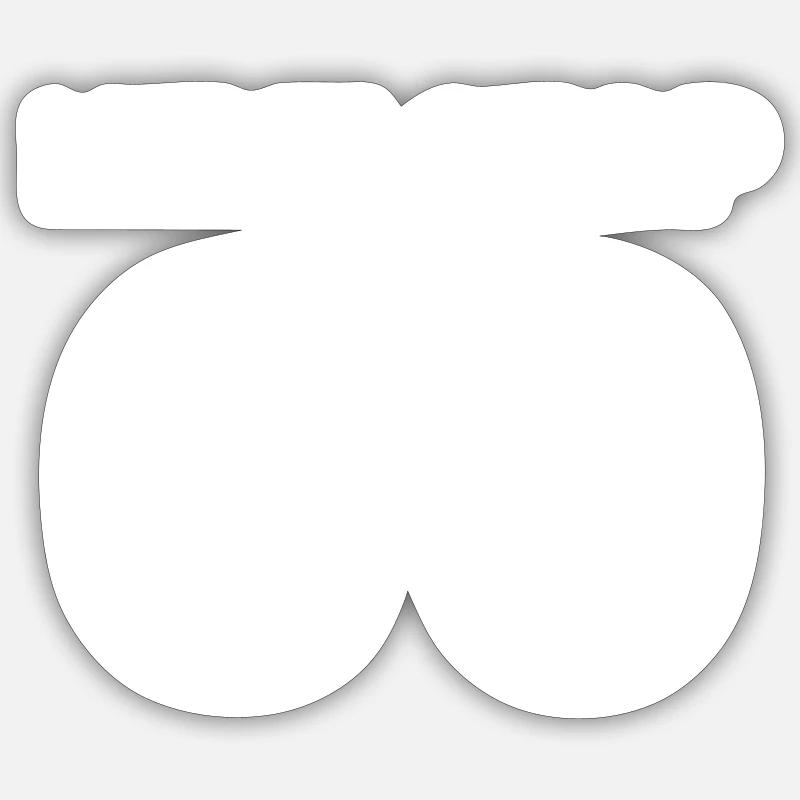 Cadeau d’anniversaire 59 - Sticker taille S (10 x 10 cm) - blanc mat