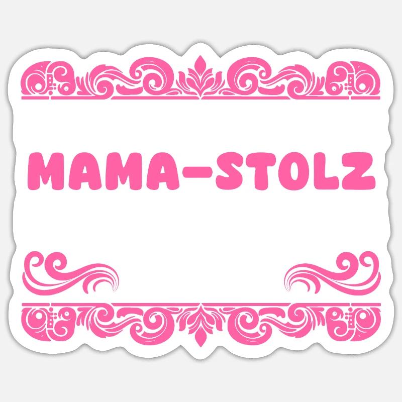 Maman de 3 enfants - Sticker taille S (10 x 10 cm) - blanc mat