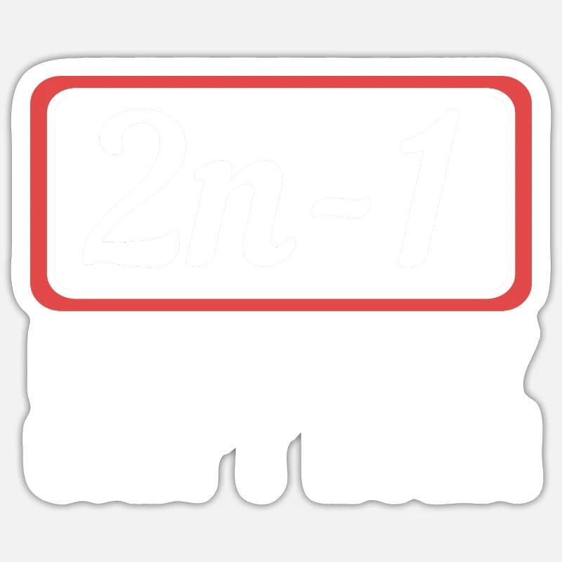 Mathematics - Sticker size S (10 x 10 cm) - white matte