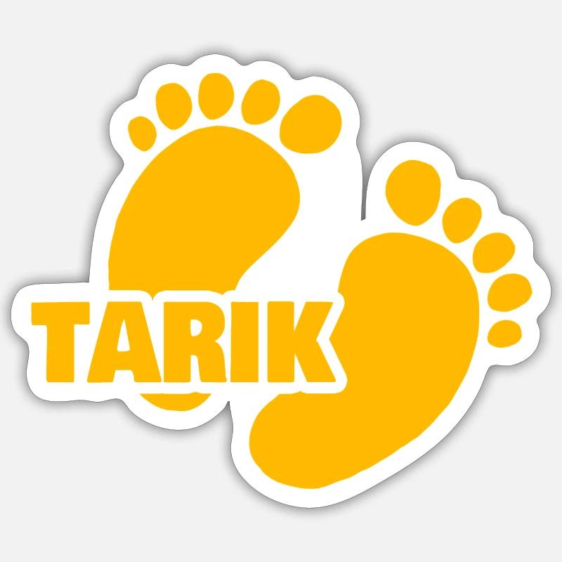 Tarik - Sticker size S (10 x 10 cm) - white matte