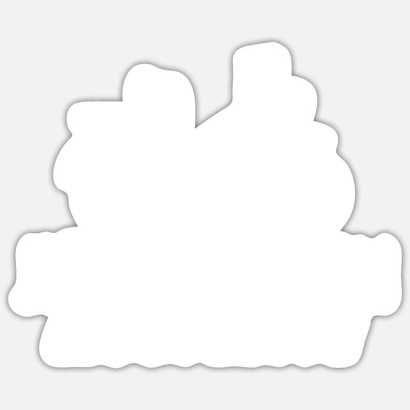 J'peux Pas J'ai Mobylette - Sticker taille S (10 x 10 cm) - blanc mat