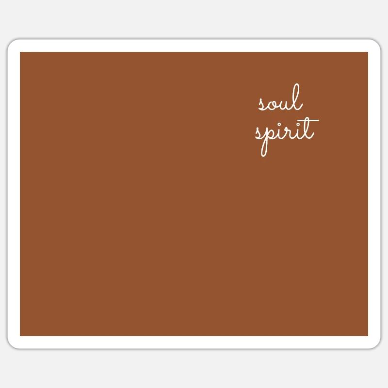 Geist - Sticker Größe S (10 x 10 cm) - Mattweiß