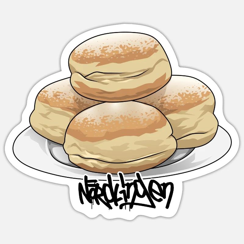 Doughnuts // Illustration Sticker size S (10 x 10 cm)