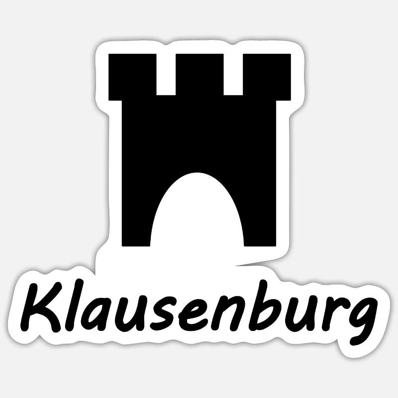 Logement à Cluj-Napoca - Sticker taille S (10 x 10 cm) - blanc mat