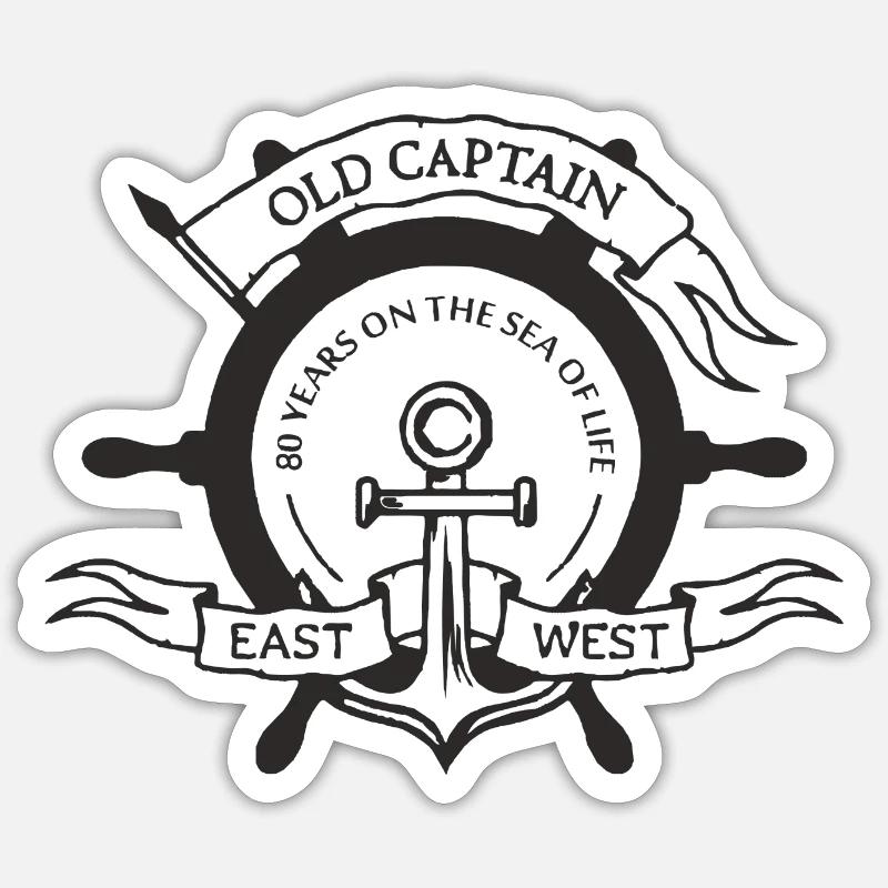 80 years Sticker size S (10 x 10 cm)