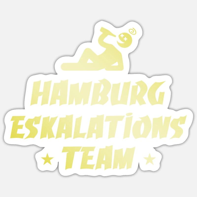 Escalade à Hambourg Sticker taille S (10 x 10 cm)