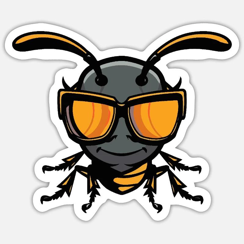Ant Cool Comic Sticker size S (10 x 10 cm)