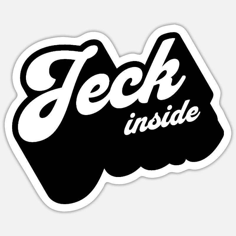 Jeck inside Sticker Größe S (10 x 10 cm)
