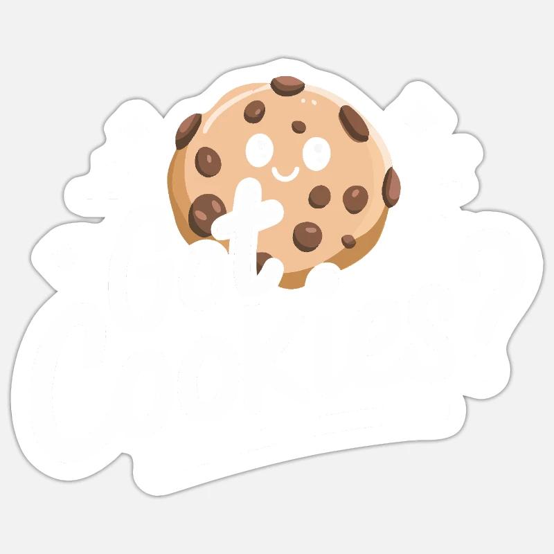 Cookies Cookie Biscuits Biscuits Chocolate Sticker size S (10 x 10 cm)