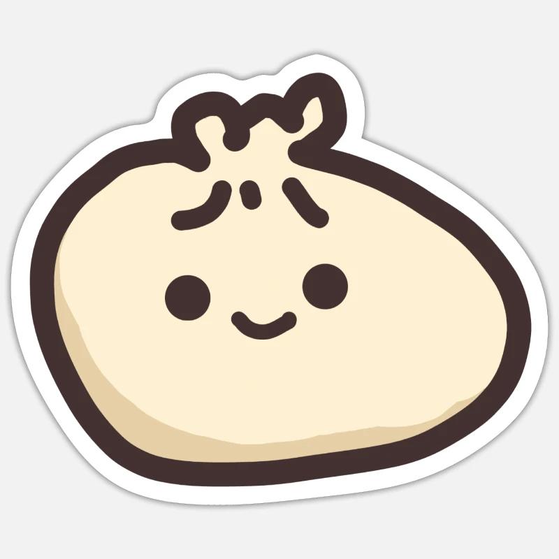 Sweet dumpling - Sticker size S (10 x 10 cm) - white matte