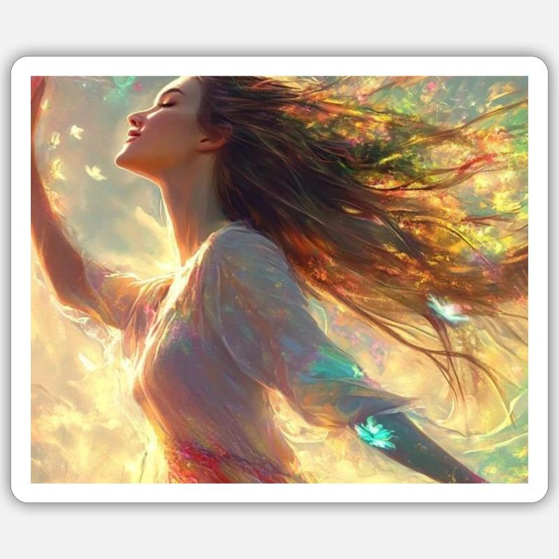 L’aetherum libère l’éther en vous Sticker taille S (10 x 10 cm)