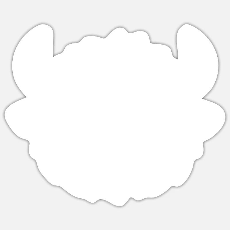 Büffel Sticker Größe S (10 x 10 cm)