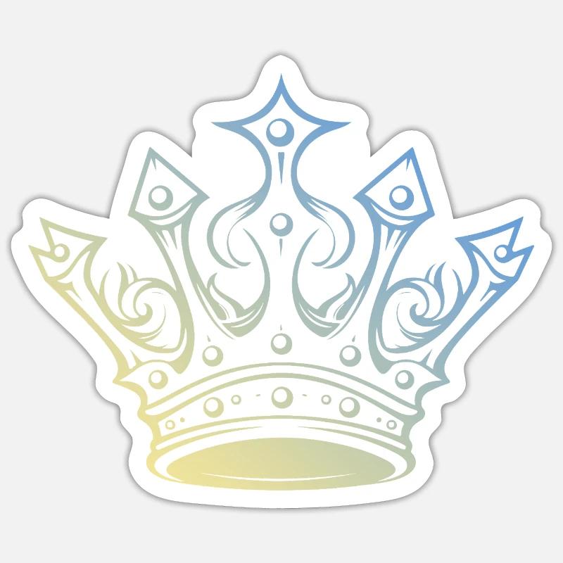 Crown Royal - Sticker size S (10 x 10 cm) - white matte