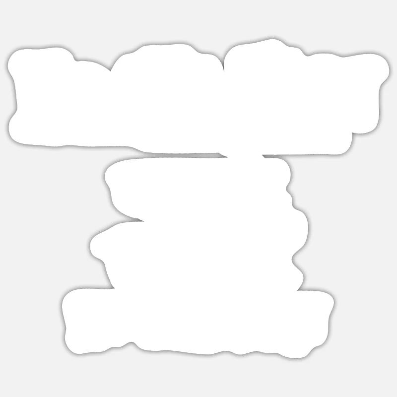 Sauveteur Emiljan - Sticker taille S (10 x 10 cm) - blanc mat