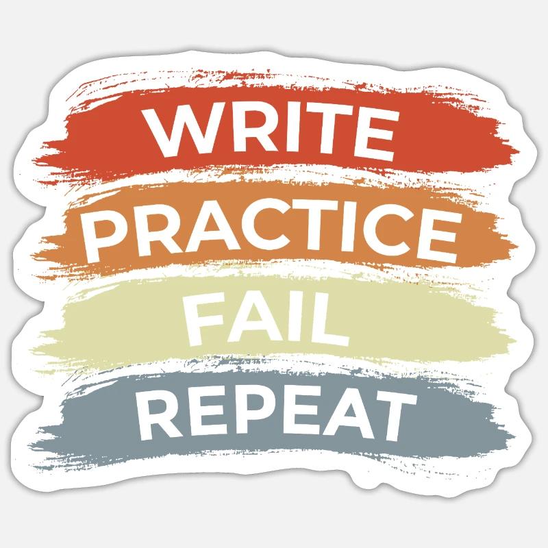 Motivation de la trompette - Sticker taille S (10 x 10 cm) - blanc mat